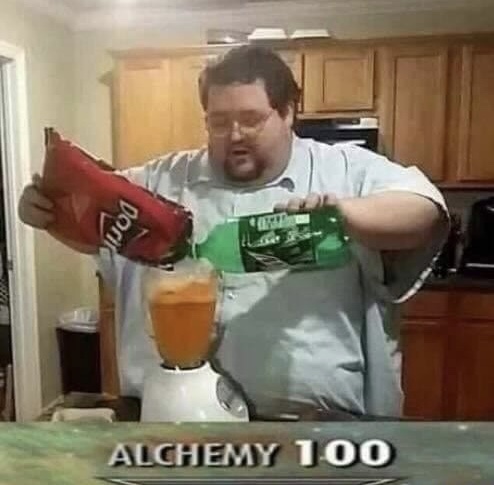 memes - doritos and mountain dew cereal - Alchemy 100