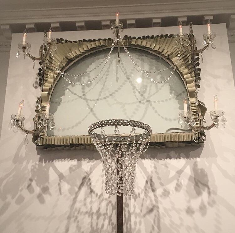 basketball chandelier david hammons