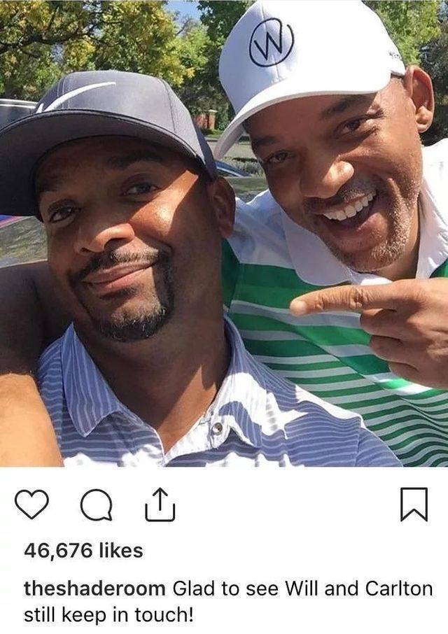 alfonso ribeiro will smith - Q 46,676 theshaderoom Glad to see Will and Carlton still keep in touch!