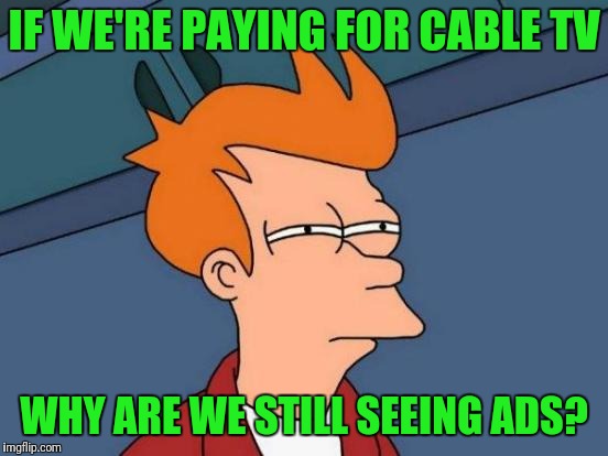 see what you did there - If We'Re Paying For Cable Tv Why Are We Sal Seeing Ads? imgflip.com