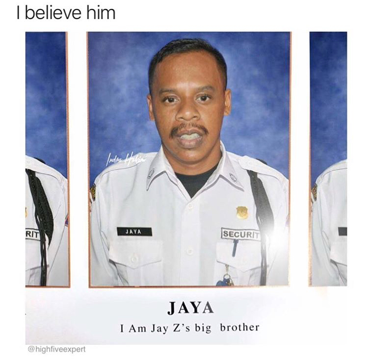 jaya jay z brother - I believe him Jaya Securit Jaya I Am Jay Z's big brother