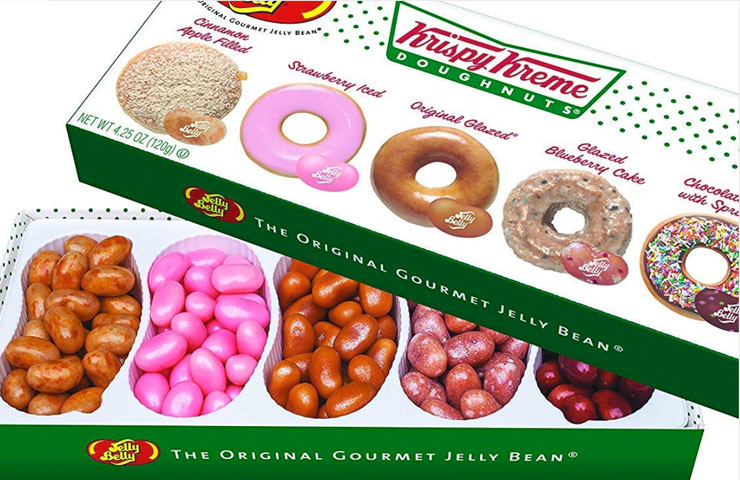 Now  you can enjoy your favorite flavor of Krispy Kreme doughnuts in the form of Jelly Belly jelly Beans!  Krispy Kreme 5 Flavored Jelly Belly Candies - $7.99 Get it <a href="https://amzn.to/2DtIIIr" target="_blank" rel="nofollow"><font color="red"><b>HERE</font></b></a>.