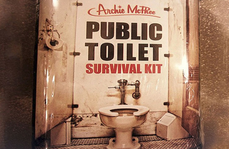 There are few horrors quite as menacing as a filthy public restroom.  Now you can poo in confidence with the Public Toilet Survival Kit - $5.99 Get it <a href="https://amzn.to/2QYvAxS" target="_blank" rel="nofollow"><font color="red"><b>HERE</font></b></a>.