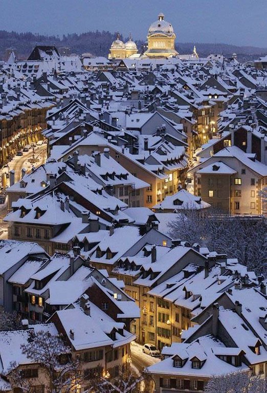 Winter in Bern, Switzerland