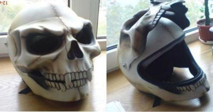 skull shaped helmet