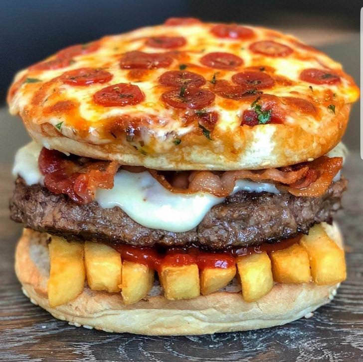 pizza burger