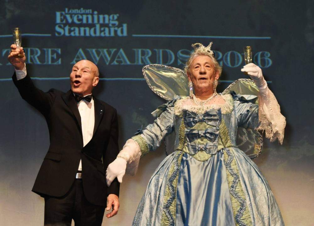 patrick stewart theatre - Evening Standard Re Awards