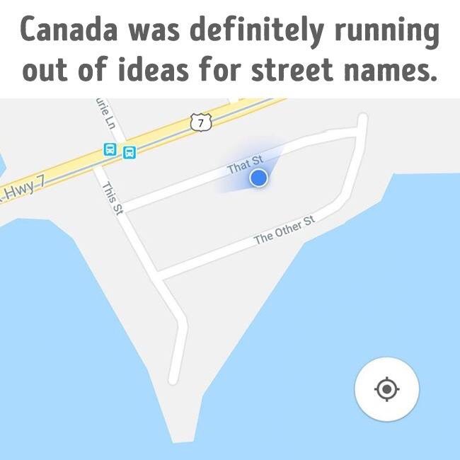 canada meme of running out of street names