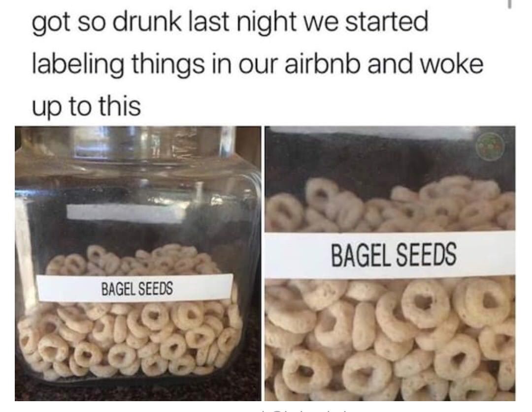 bagel seeds meme