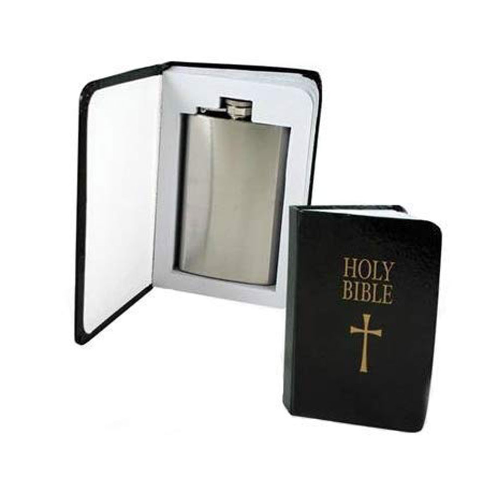 bible flask holder - Holy Bible
