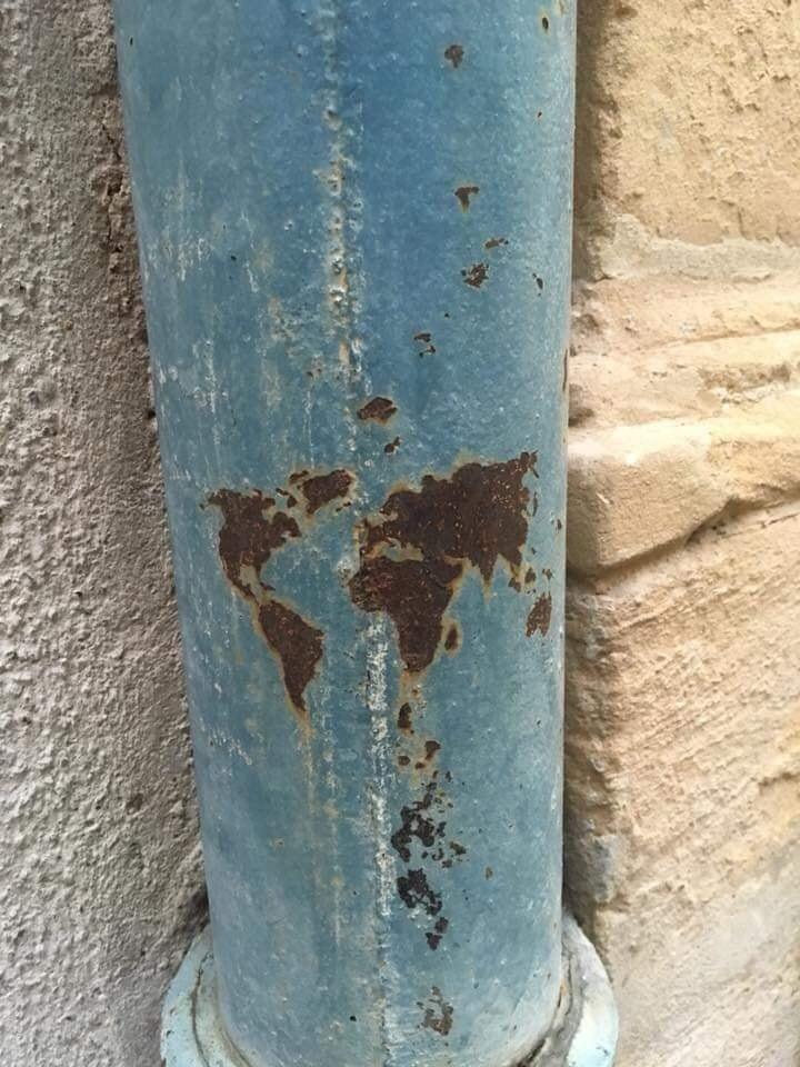 rust that looks like the world