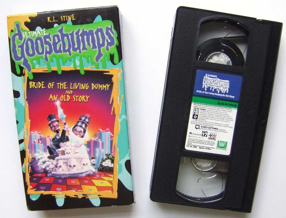 goosebumps bride of the living dummy vhs - R.L. Stine Ultimate Goosebumps Ultimate Goosebumps Bride Of The Living Dummy An Old Story And Bride of the Living QunnyAre Oud Story HiFi Stereo Closed Captioned