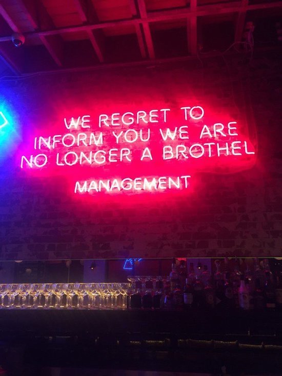 neon talk - We Regret To Inform You We Are No Longer A Brothel Management
