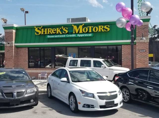 shrek - Shrek'S Motors Guaranteed Credit Approval