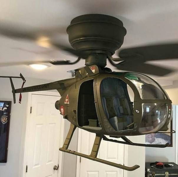huey helicopter ceiling fan