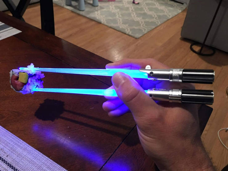 light saber chop sticks