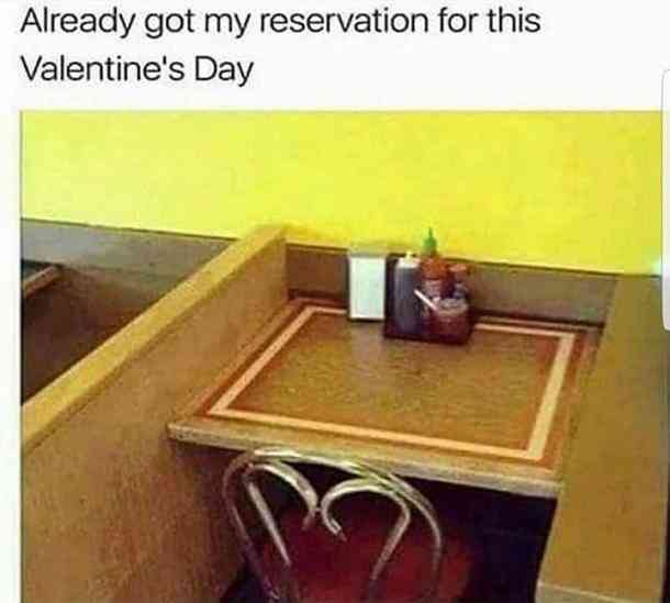 already got my reservation for valentine's day - Already got my reservation for this Valentine's Day
