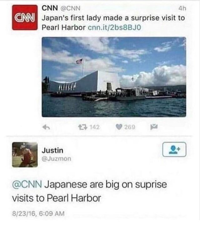 meme An absolutely savage and offensive dank meme about Pearl Harbor.