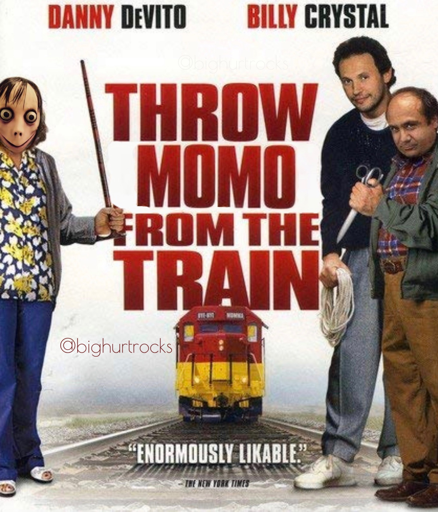 "Throw Momo from the Train" by bighurtrocks