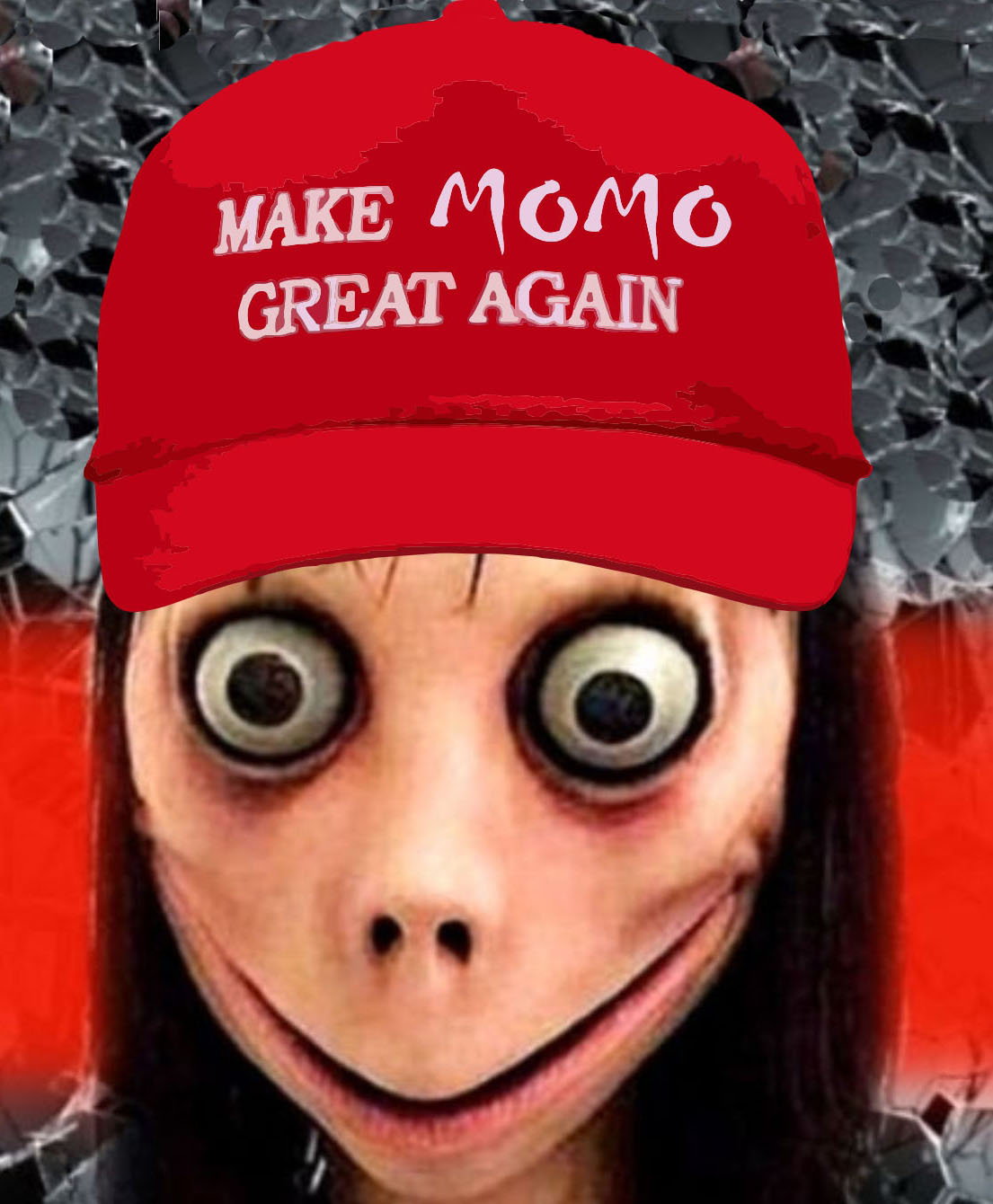 "Make Momo Great Again" by Mashishkaa