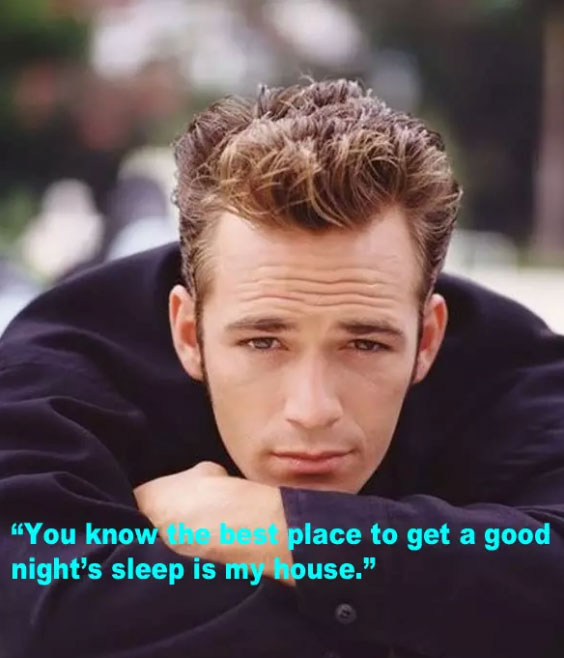 meme dylan mckay - You know be place to get a good night's sleep is my house."