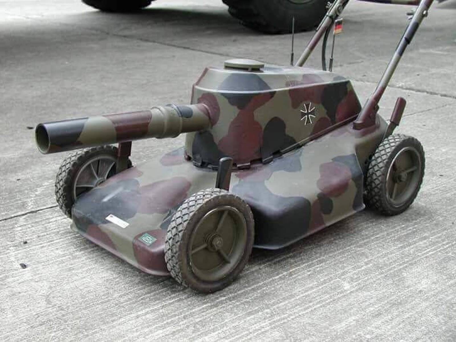 tank lawn mower