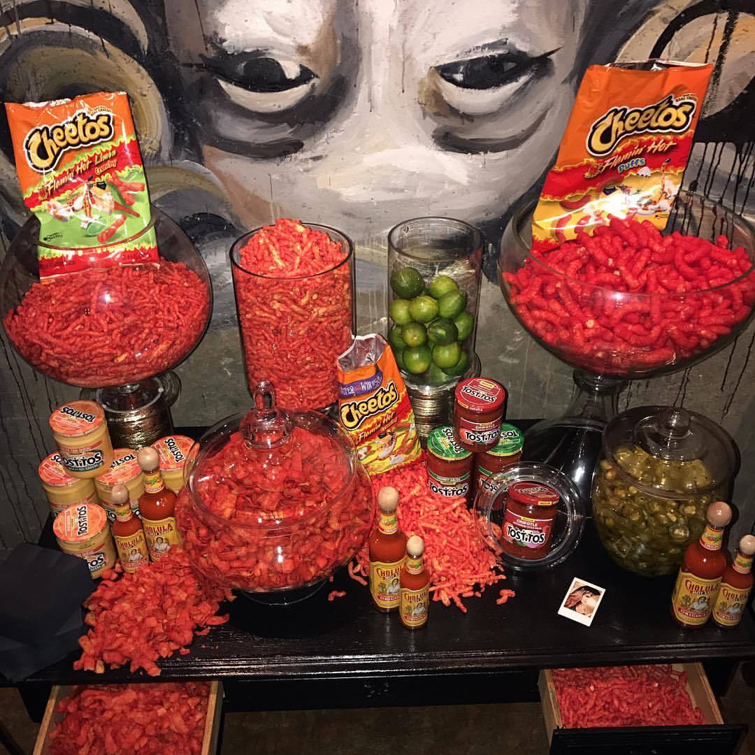 pic -hot cheeto table