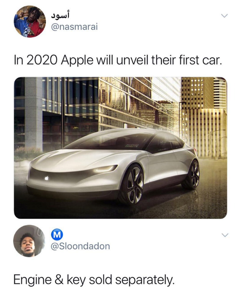 pic - apple 2020 will release a car