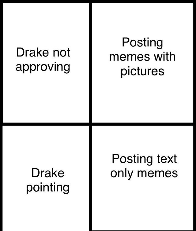 Drake Article 13 meme - Drake not approving, posting pictures with memes, drake pointing, posting test only memes