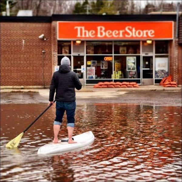 random pics - flood beer - The BeerStore