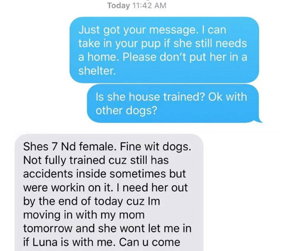 Desperate Woman Demands an Adoption Fee from the Friend Who's Trying to Help Her