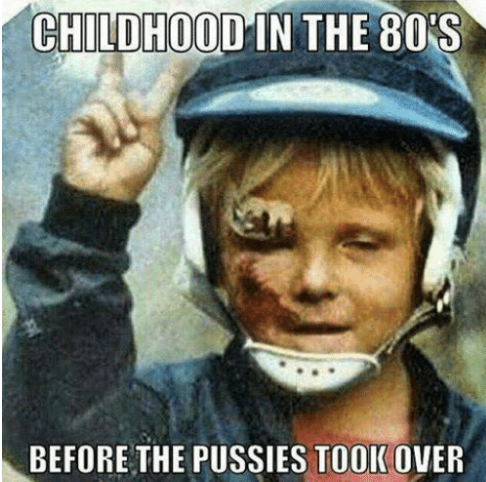 throwback thursday meme -norman reedus as a kid - Childhood In The 80'S Before The Pussies Took Over