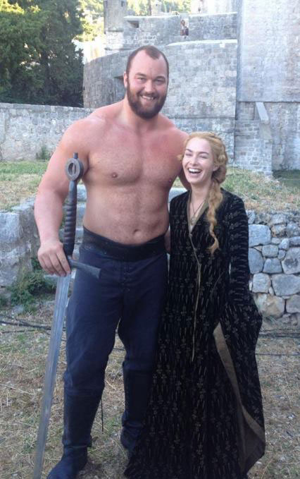 Game of Thrones behind the scenes - game of thrones strongest man