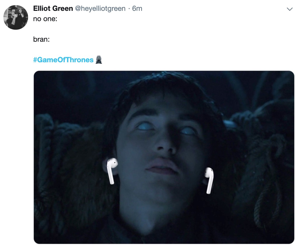 Game of Thrones memes - Battle for Winterfell - album cover - Elliot Green 6m no one bran #
