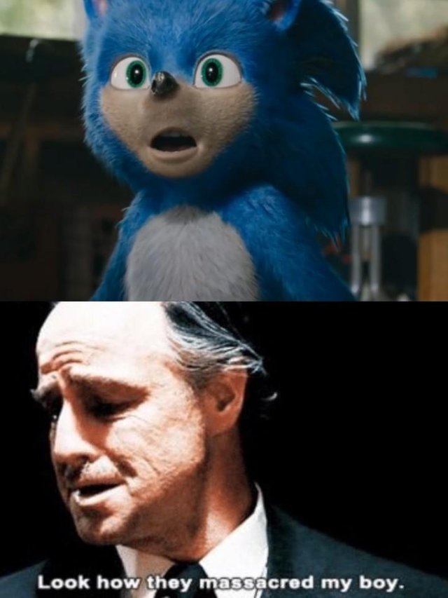 Sonic The Hedgehog Movie Meme -look how they massacred my boy - Look how they massacred my boy.