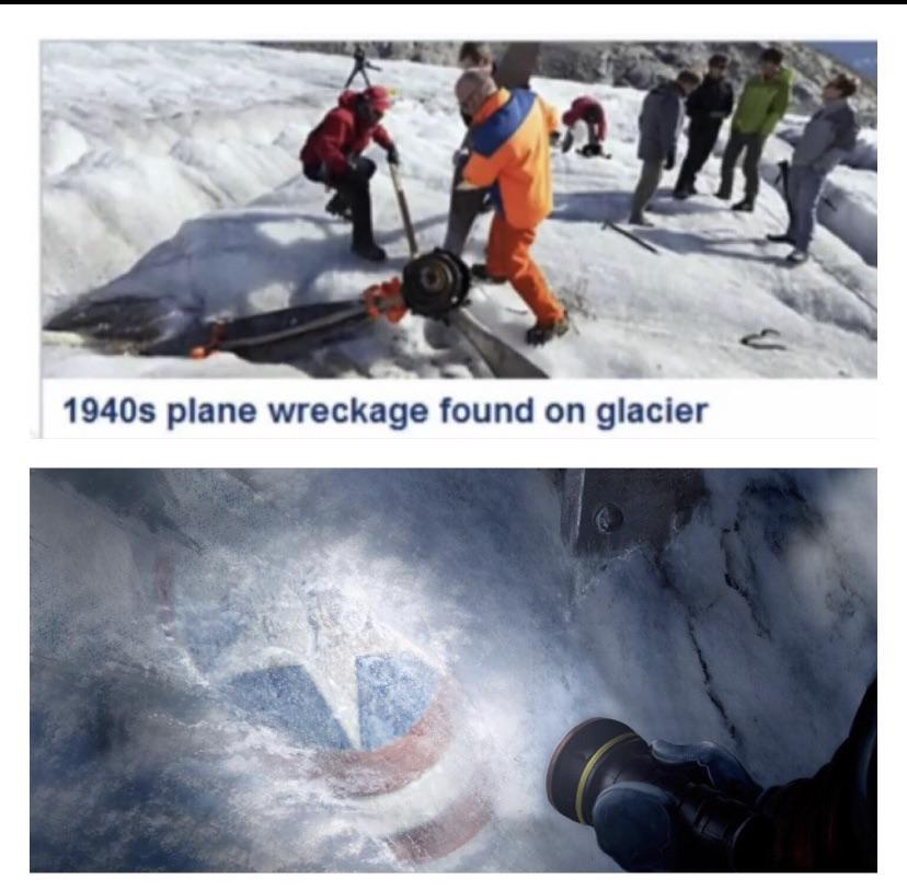 Avengers Endgame memes - naruto memes - 1940s plane wreckage found on glacier