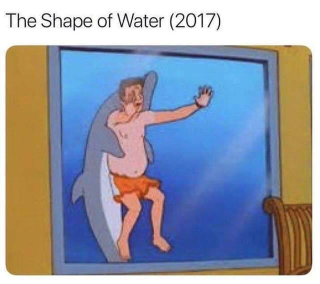 Offensive Meme - he Shape of Water 2017