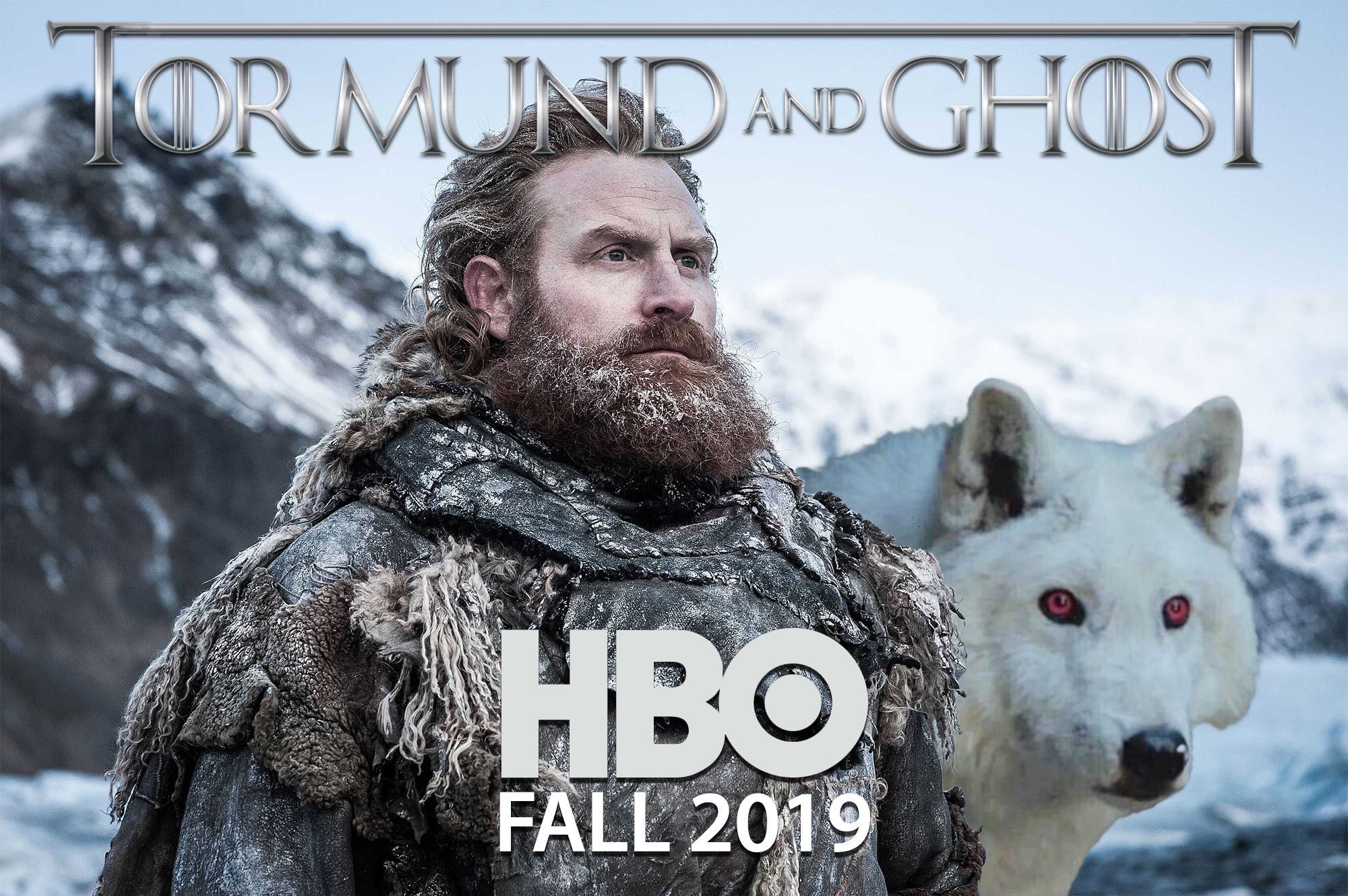 Ghost meme game of thrones - game of thrones season 8 - Tormund And Ghost Fall 2019