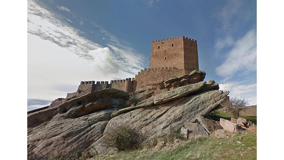 The tower of joy is really the Castle of Zafra in Guadalajara, Spain - from game of thrones on google street view