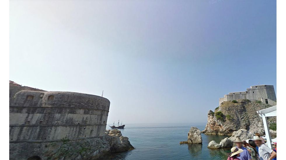 This scene was shot in the West Harbour in Dubrovnik, Croatia.