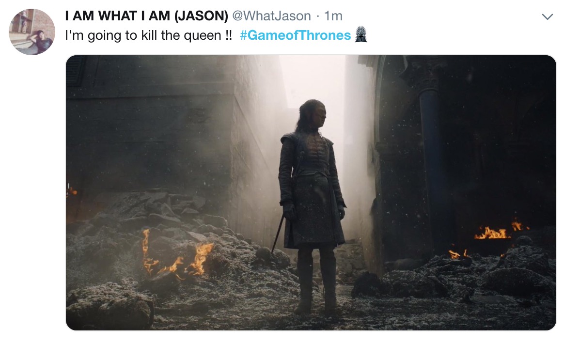 Game of Thrones Season 8 Episode 5 memes - heat - Tam What I Am Jason 1m I'm going to kill the queen !!