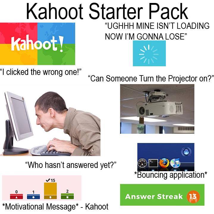 Kahoot meme - you lose in kahoot - Kahoot Starter Pack Kahoot!