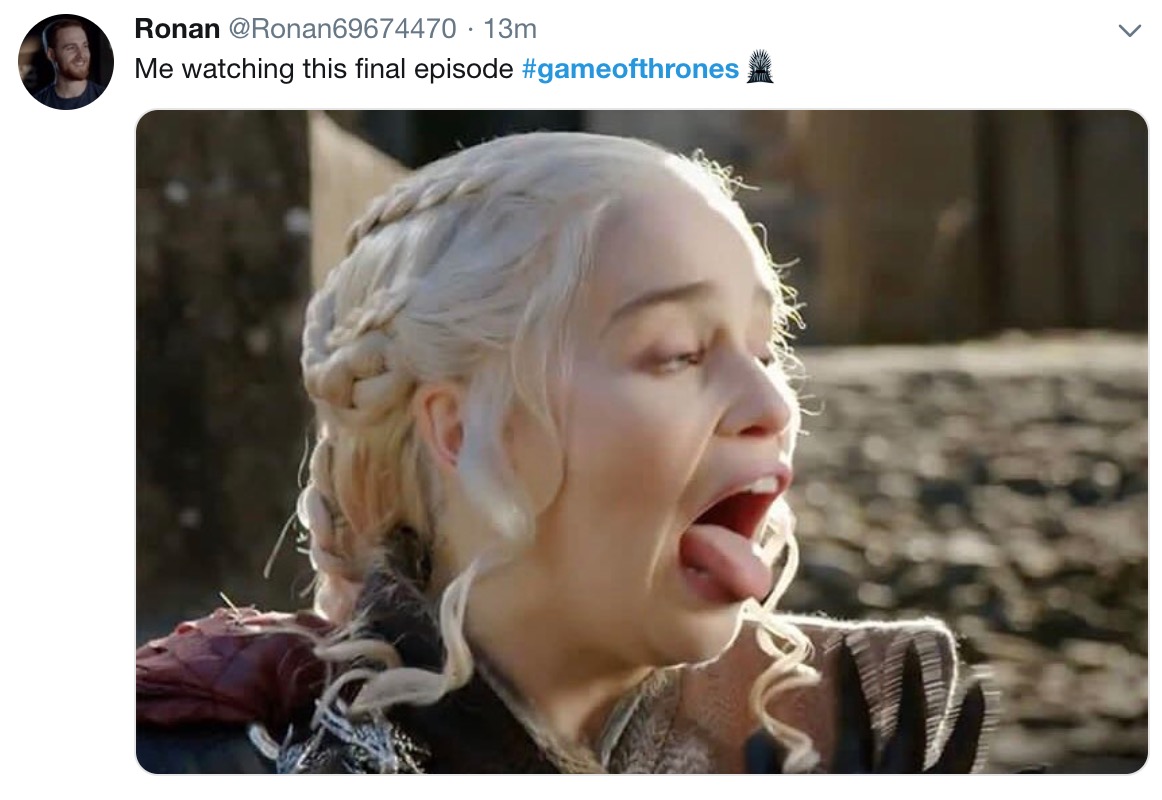 game of thrones final episode meme - snowblower meme - Ronan 13m Me watching this final episode