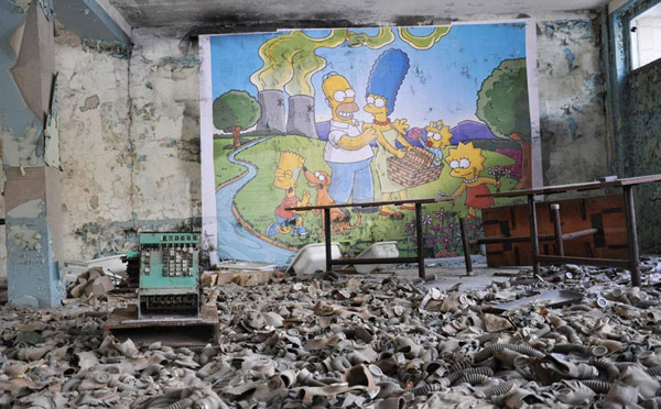 haunting chernobyl pictures of chernobyl simpsons