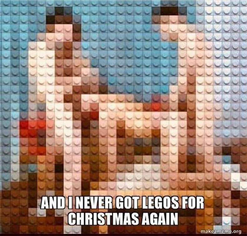 funny pics - lego porn mosaic - And I Never Got Legos For Christmas Again