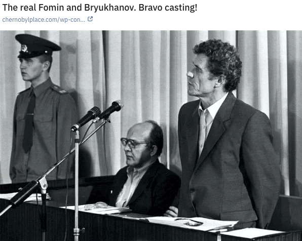 chernobyl meme about gentleman - The real Fomin and Bryukhanov. Bravo casting! chernobylplace.comwpcon... C