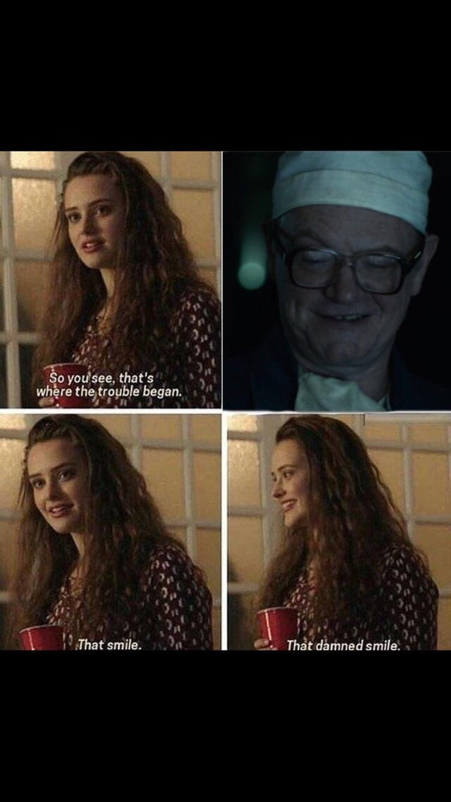 chernobyl meme about laughs in baguette - So you see, that's where the trouble began. That smile. That damned smile.
