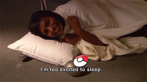 Pokemon Sleep meme - im too excited to sleep - I'm too excited to sleep.