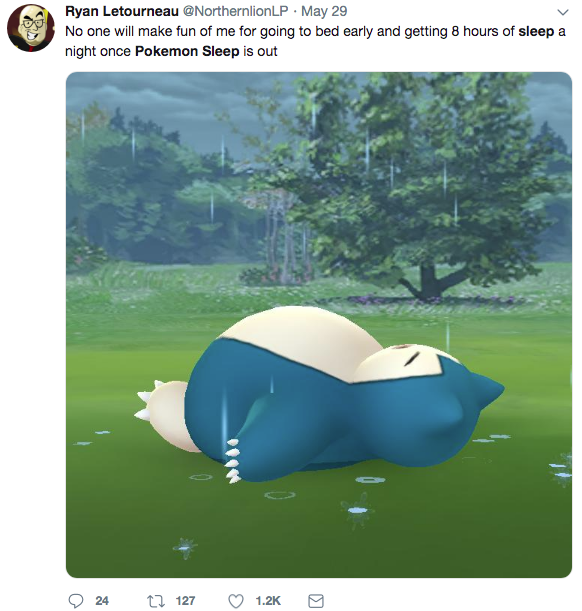 Pokemon Sleep meme - grass - Ryan Letourneau . May 29 No one will make fun of me for going to bed early and getting 8 hours of sleep a night once Pokemon Sleep is out 24 12 127 g
