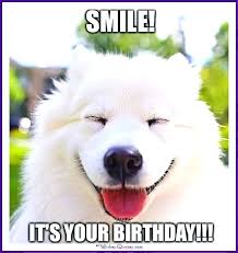 funny birthday meme - funny dog happy birthday - Smile! It'S Your Birthday!!!
